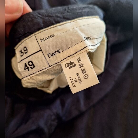 Brioni double breasted black and blue striped wool jacket size 39/49 - Picture 5 of 12